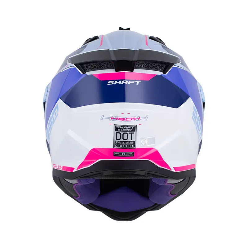 CASCO MULTIPROPOSITO SHAFT MX360 KOSH LILA MORADO PURPURA
