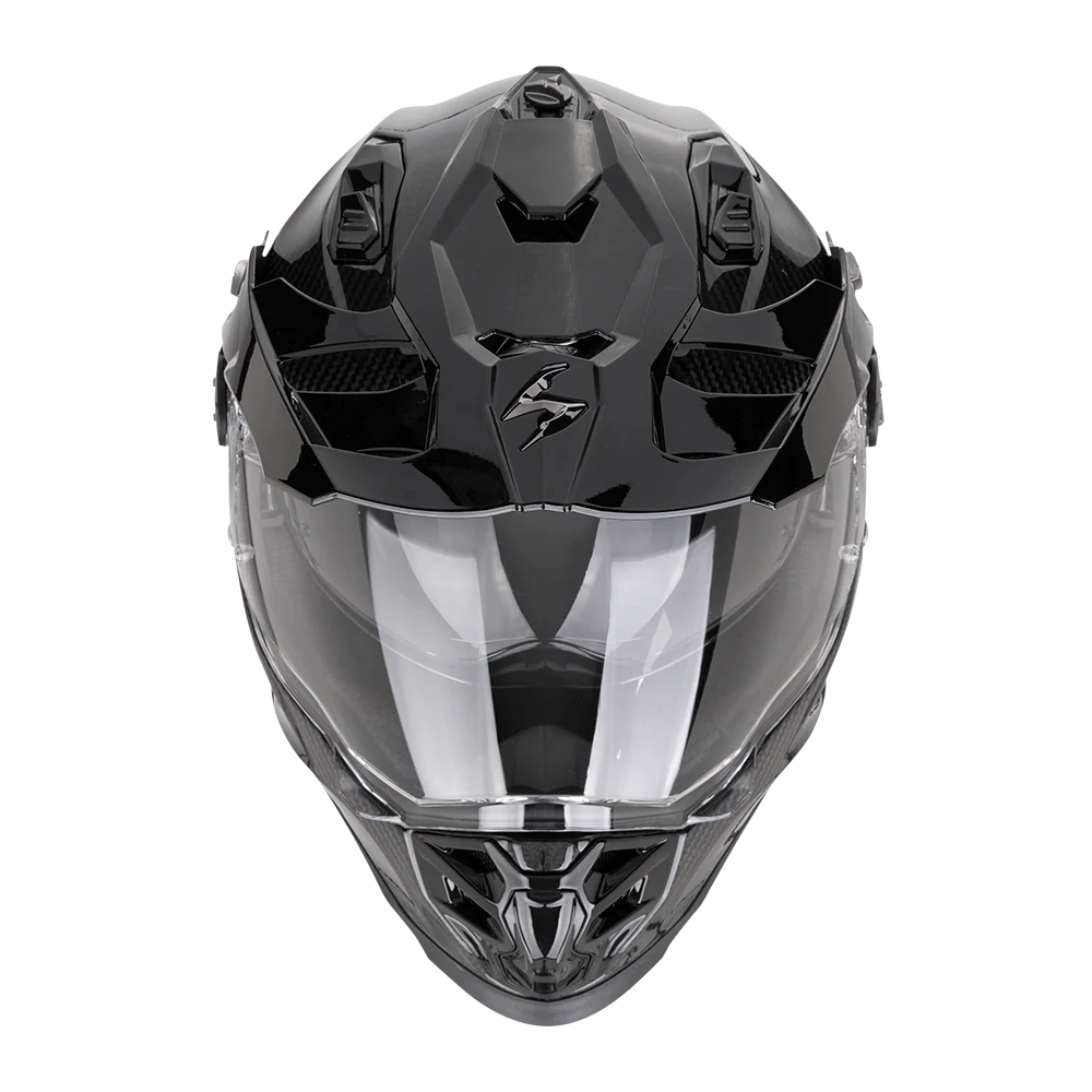 CASCO MULTIPROPOSITO SCORPION ADF-9000 CARBON AIR NEGRO