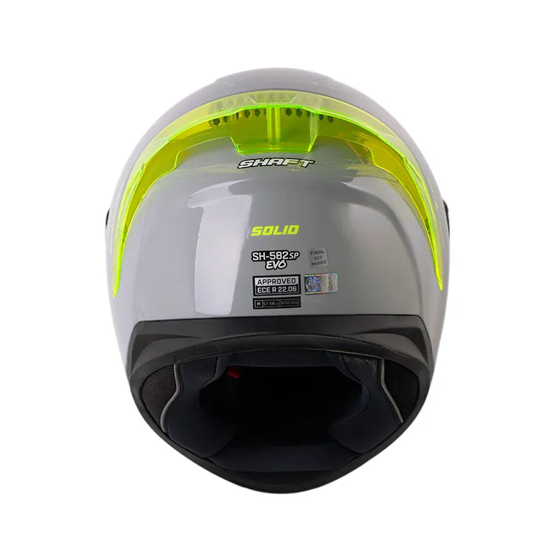 CASCO INTEGRAL SHAFT 582SP EVO SOLID GRIS AMARILLO NEON