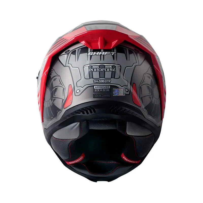 CASCO SHAFT 598 GTR ROBOFORM ROJO