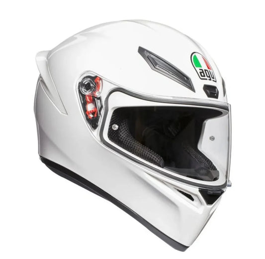 CASCO INTEGRAL AGV K1S BLANCO BRILLANTE + PINLOCK.