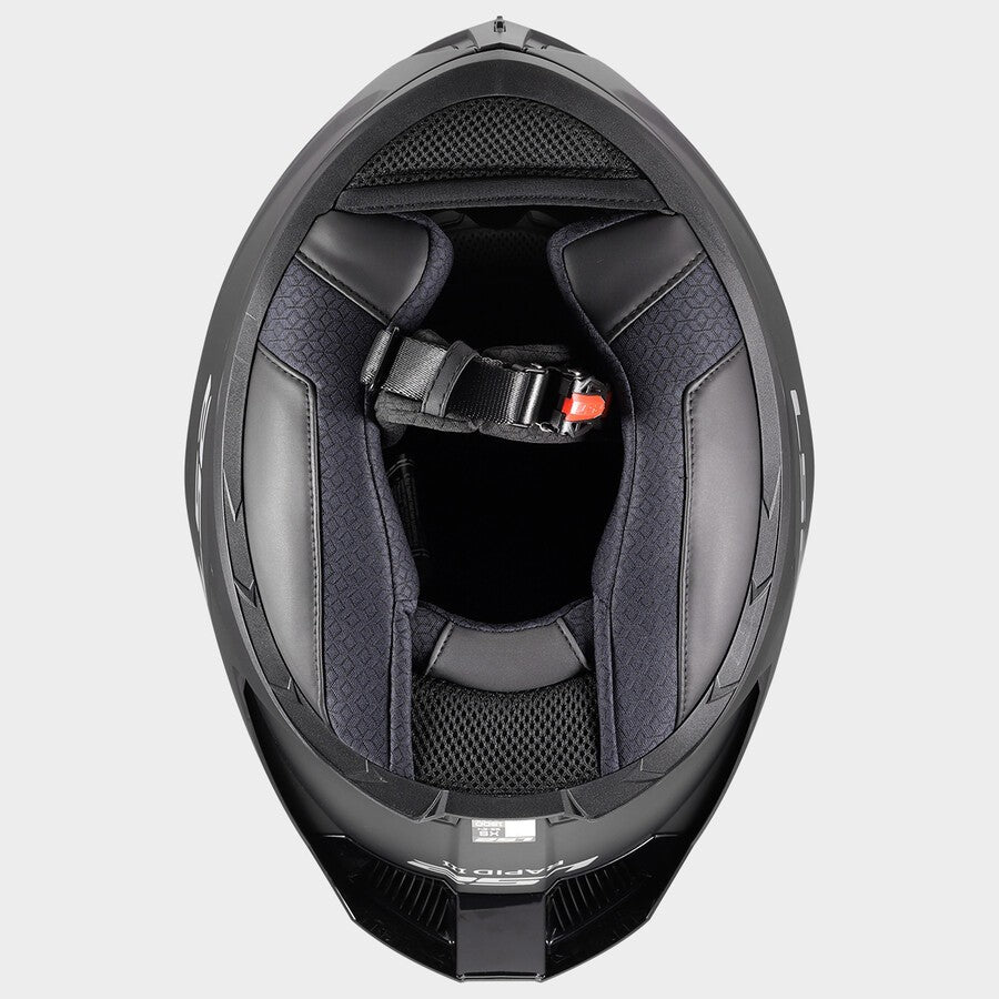 CASCO INTEGRAL LS2 RAPID FF 820 SOLID NEGRO MATE