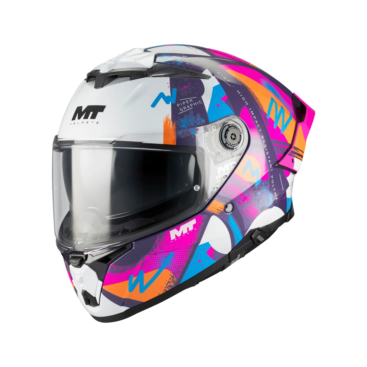 CASCO INTEGRAL  MT FF118SV THUNDER 4 SV PIPEN C8 BRILLO