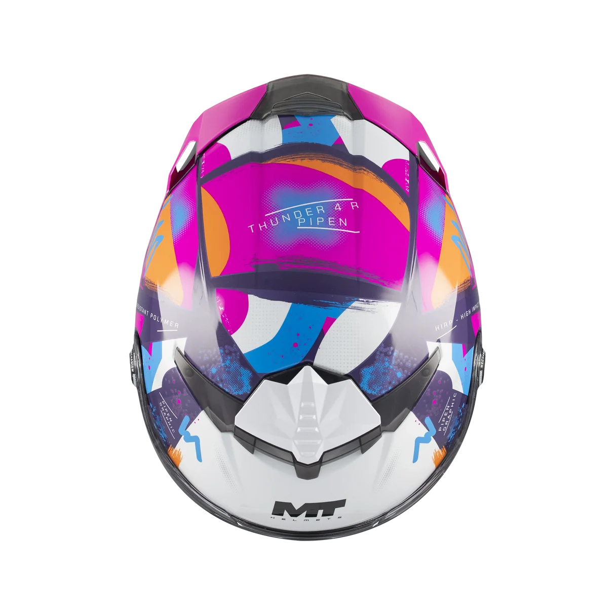 CASCO INTEGRAL  MT FF118SV THUNDER 4 SV PIPEN C8 BRILLO