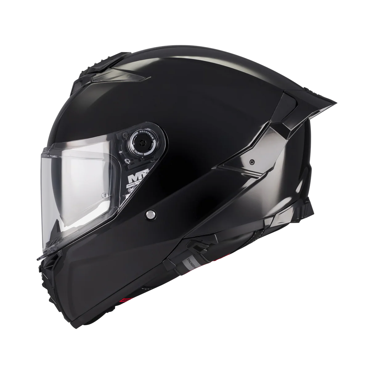 CASCO INTEGRAL  MT FF118SV THUNDER 4 SV PURE A1 NEGRO BRILLO