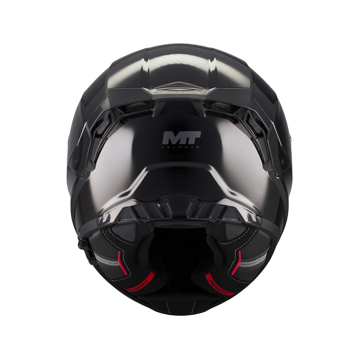 CASCO INTEGRAL  MT FF118SV THUNDER 4 SV PURE A1 NEGRO BRILLO