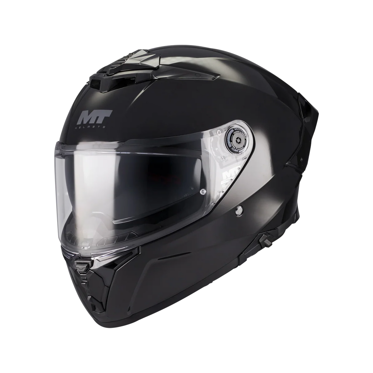 CASCO INTEGRAL  MT FF118SV THUNDER 4 SV PURE A1 NEGRO BRILLO