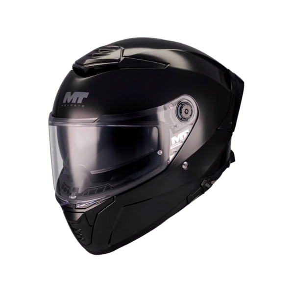 CASCO INTEGRAL  MT FF118SV THUNDER 4 SV PURE A1 NEGRO BRILLO