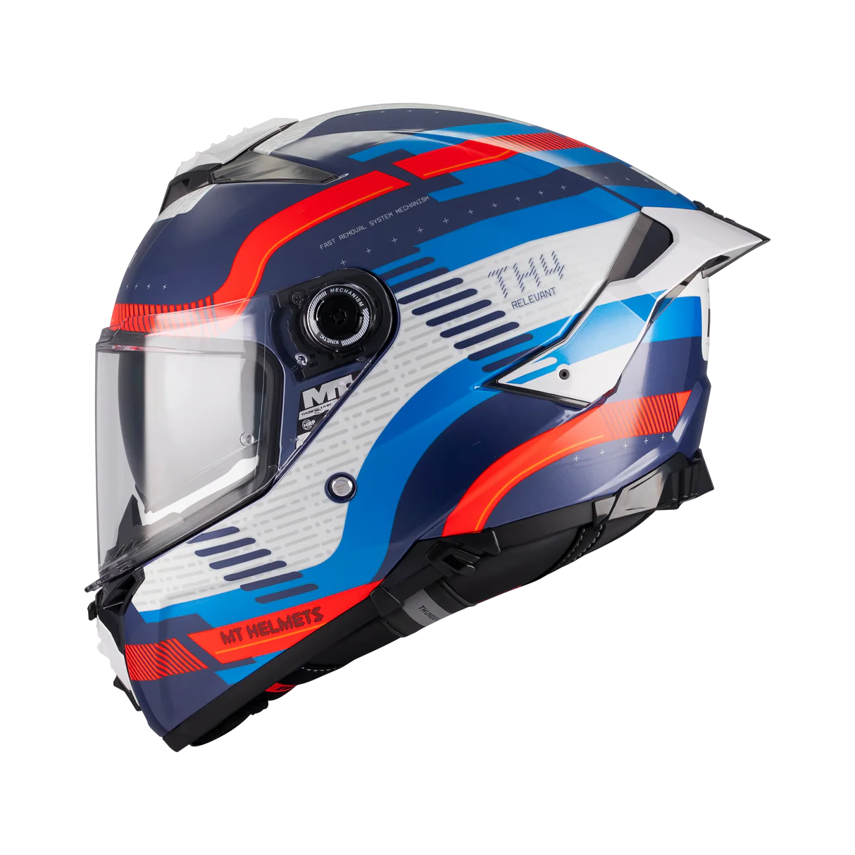 CASCO INTEGRAL  MT FF118SV THUNDER 4 SV REVELANT C5 BRILLO