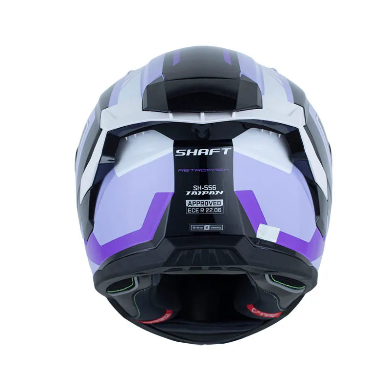 CASCO INTEGRAL SHAFT 556 TAIPAN RETROFLEX MORADO LILA NEGRO