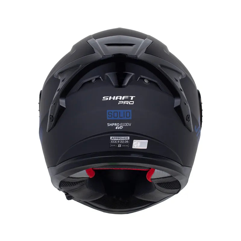 CASCO INTEGRAL SHAFT PRO 610 DV EVO SOLID NEGRO AZUL MATE