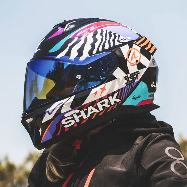 CASCO INTEGRAL SHARK SKWAL i3 SPEED FANCY