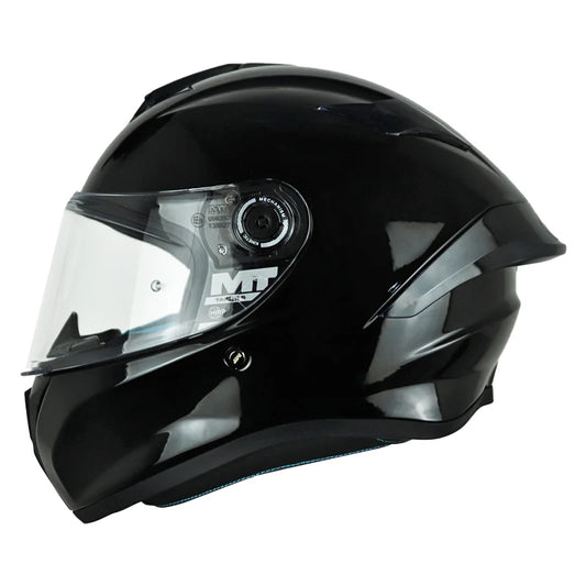 CASCO MT TARGO S PURE A1 NEGRO BRILLO