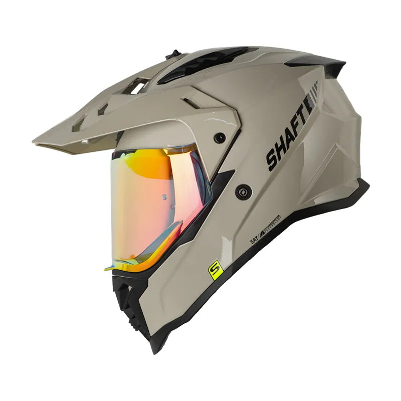 CASCO MULTIPROPOSITO SHAFT MX360 SOLID ARENA BRILLANTE