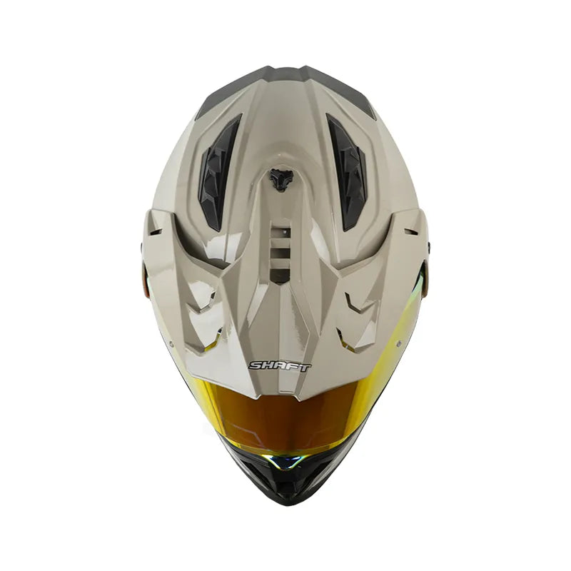 CASCO MULTIPROPOSITO SHAFT MX360 SOLID ARENA BRILLANTE