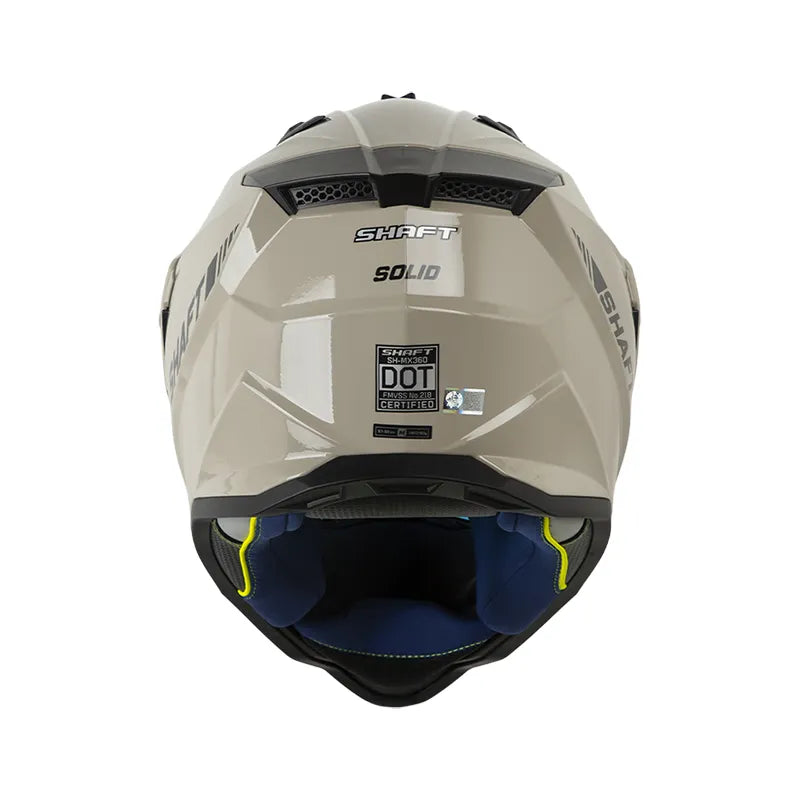 CASCO MULTIPROPOSITO SHAFT MX360 SOLID ARENA BRILLANTE