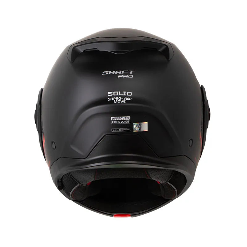 CASCO ABATIBLE SHAFT PRO 4160 MOV NEGRO ROSADO MATE