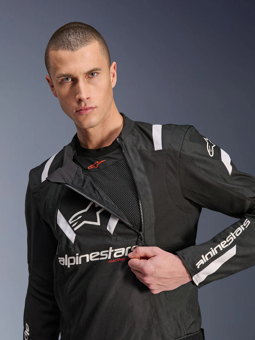 CHAQUETA ALPINESTARS T-STUNT AIR NEGRO BLANCO