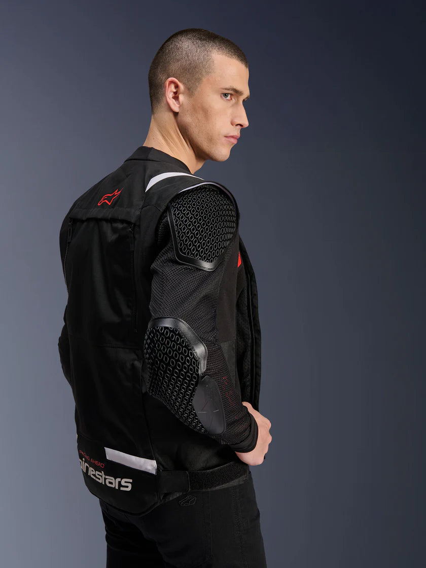 CHAQUETA ALPINESTARS T-STUNT AIR NEGRO BLANCO