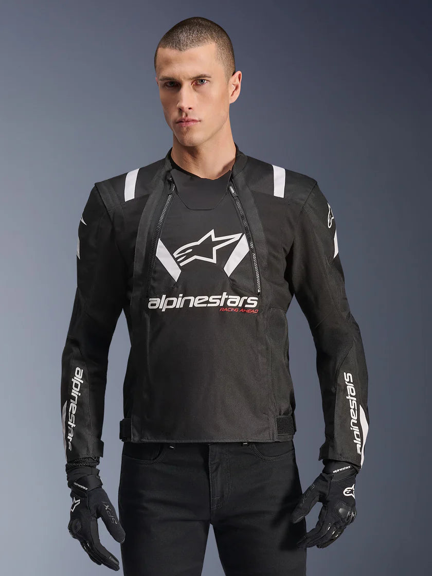 CHAQUETA ALPINESTARS T-STUNT AIR NEGRO BLANCO