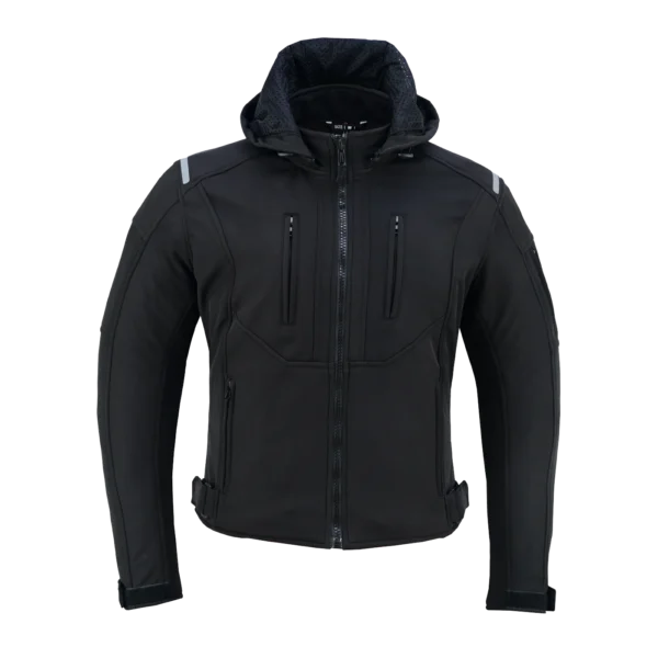 CHAQUETA CON PROTECCIÓN SPARTAN LUGANO NEGRO