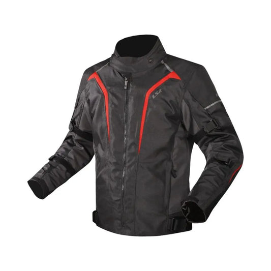 CHAQUETA DE PROTECCIÓN LS2 SEPANG MAN NEGRO ROJO
