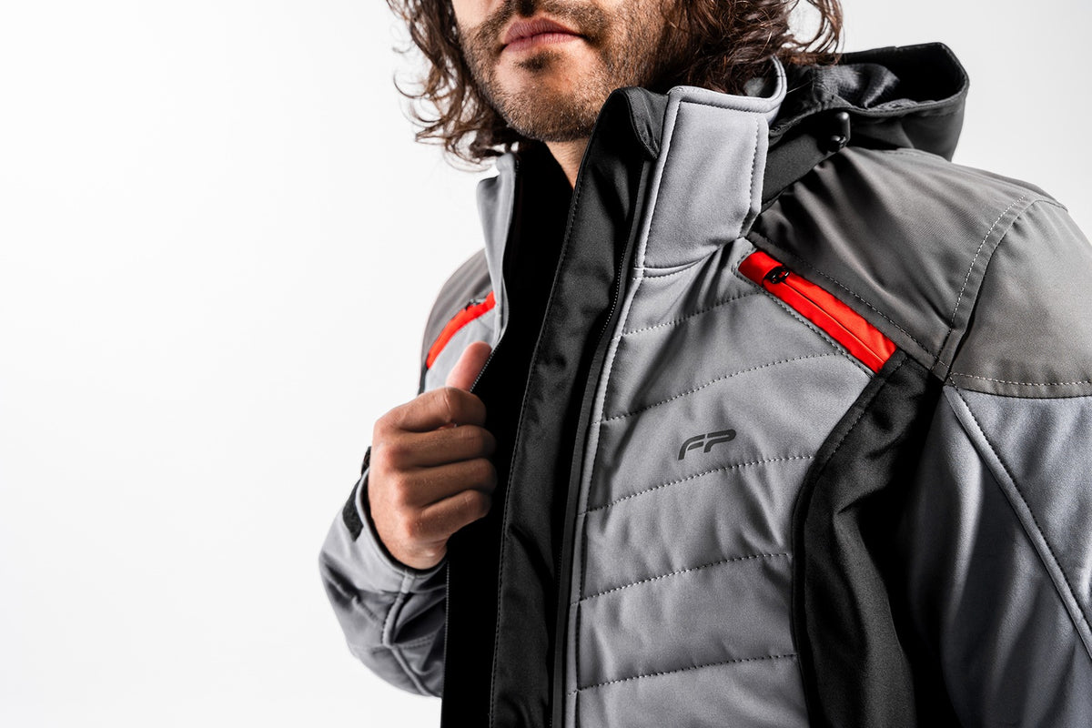 CHAQUETA FP SOFTSHELL NAXOS GRIS
