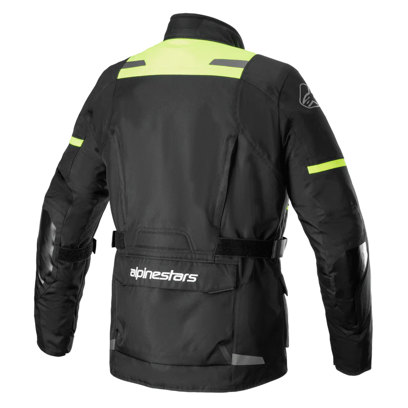 CHAQUETA IMPERMEABLE ALPINESTARS ANDES V3 DRYSTAR NEGRO AMARILLO