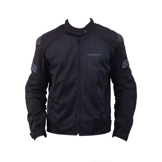 CHAQUETA PROTECCIÓN MOTO SHAFT AEROSHADE NEGRO