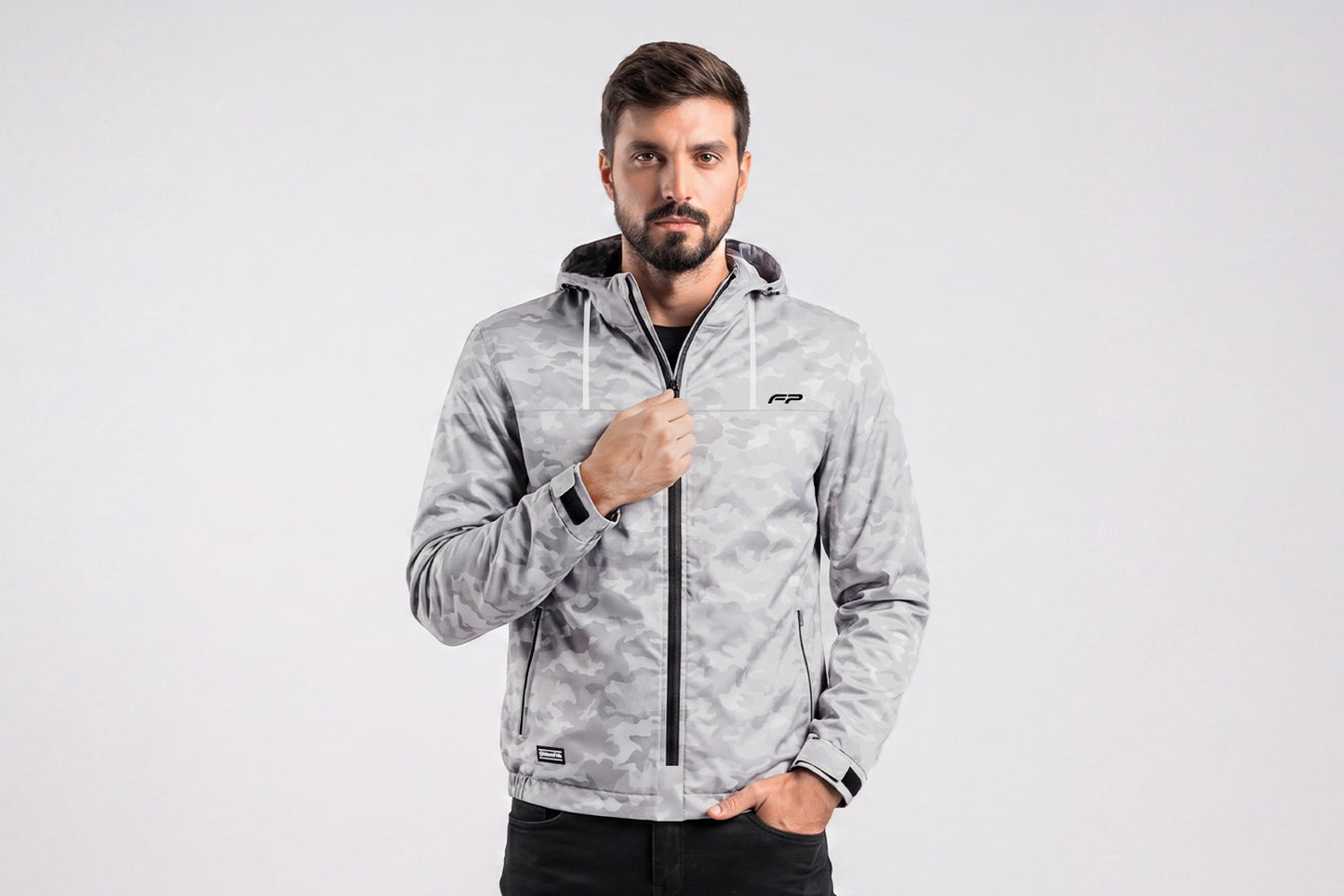 CHAQUETA REFLECTIVA FP THUNDER LIGHT GREY