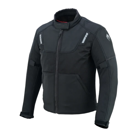 CHAQUETA CON PROTECCIÓN SPARTAN LUCERNE MESH NEGRO