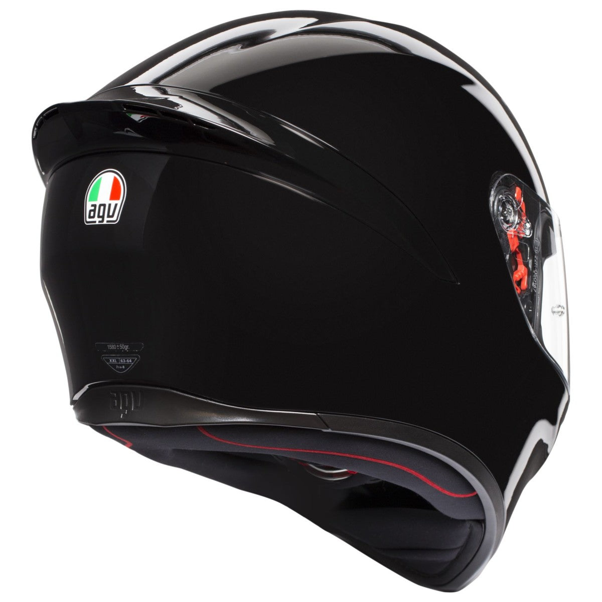 CASCO AGV K1S NEGRO BRILLANTE + PINLOCK NUEVA CERTIFICACIÓN ECE 22.06