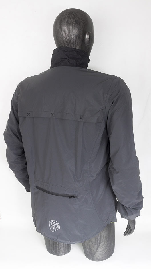 CHAQUETA BIGBIKER REFLECTIVA DOBLE FAZ GRIS OSCURA