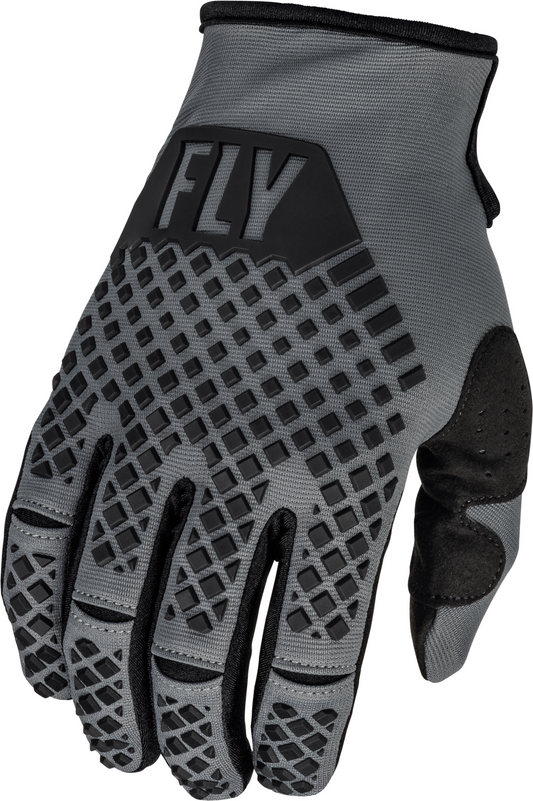 GUANTES FLY KINETIC NEGRO GRIS MOTOCROSS