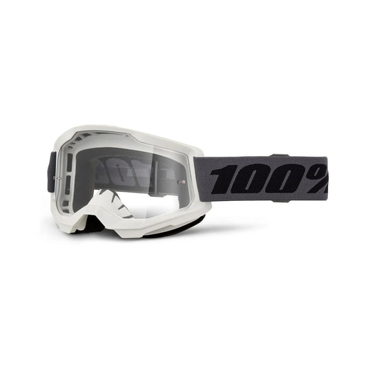 GOGGLE 100% STRATA 2 GRIS LENTE CLEAR