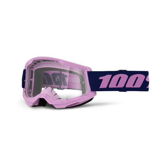 GOGGLE 100% STRATA 2 PURPURA LENTE CLEAR