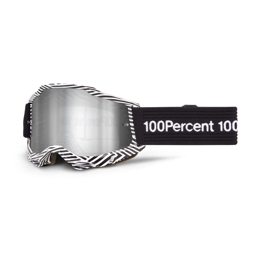 GOGGLES 100% ACCURI 2 SAMBA LENTE SILVER ESPEJO