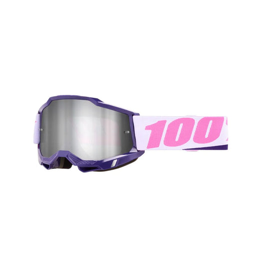 GOGGLES 100% ACCURI 2 YUMIKO LENTE SILVER ESPEJO