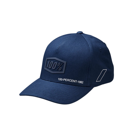 GORRA 100% SHADOW X-FIT NAVY CERRADA