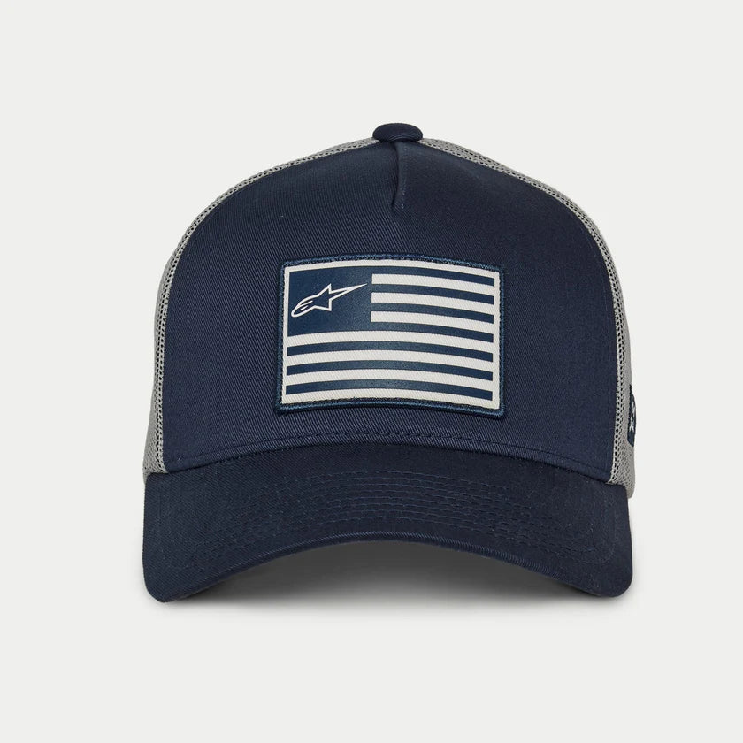 GORRA ALPINESTARS FLAG SNAPBACK HAT NAVY/GREY