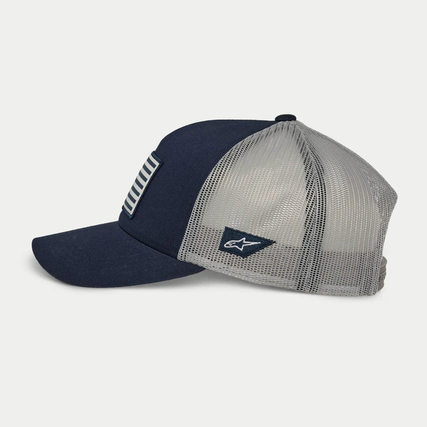 GORRA ALPINESTARS FLAG SNAPBACK HAT NAVY/GREY