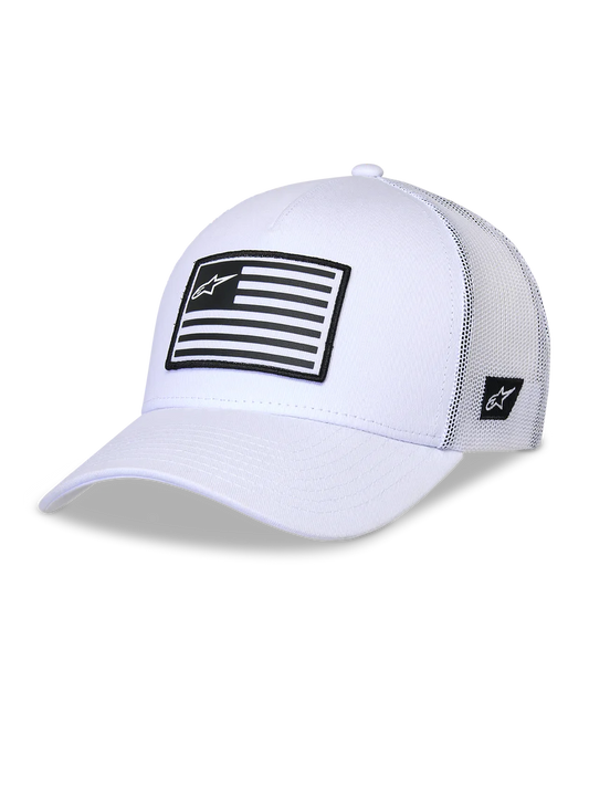 GORRA ALPINESTARS FLAG SNAPBACK BLANCO