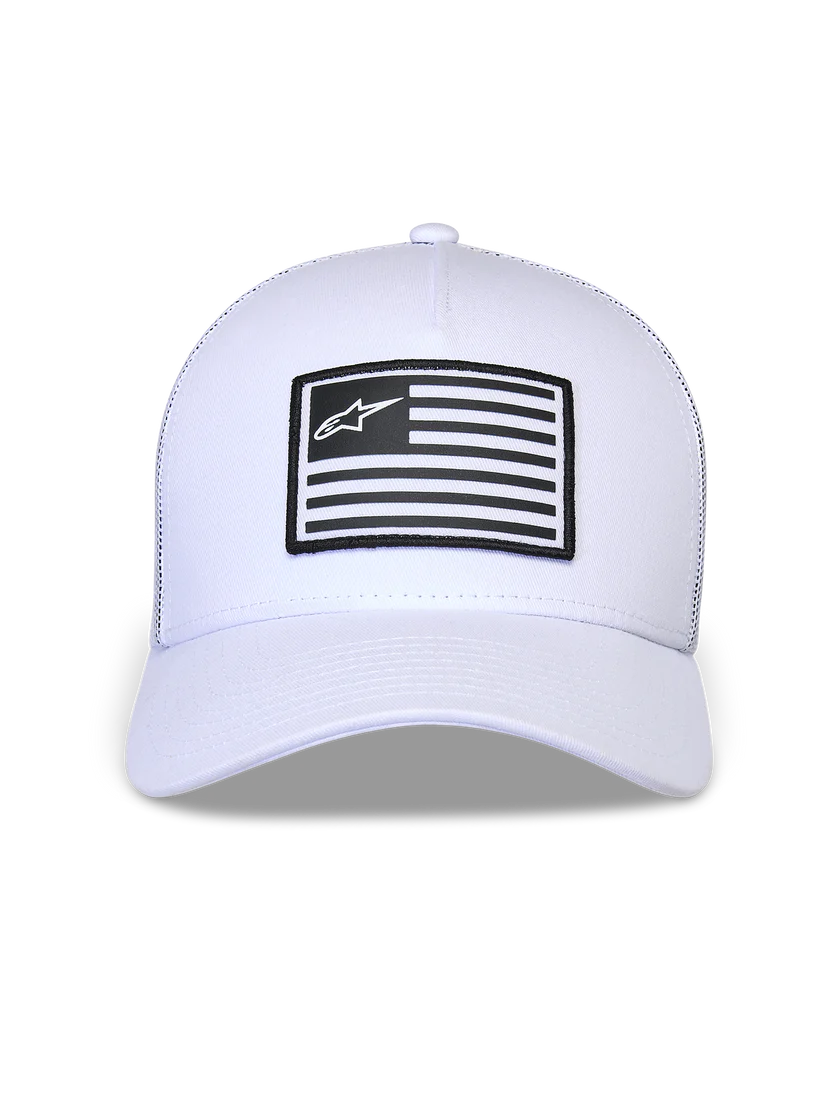 GORRA ALPINESTARS FLAG SNAPBACK BLANCO