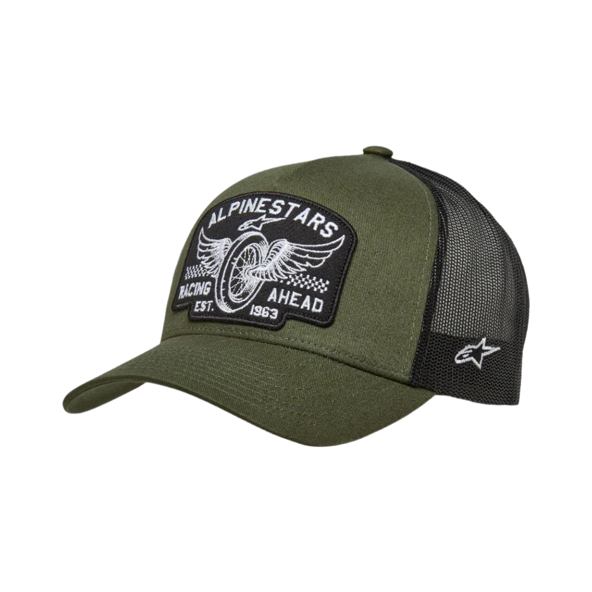 GORRA ALPINESTARS HERITAGE PATCH VERDE/NEGRO