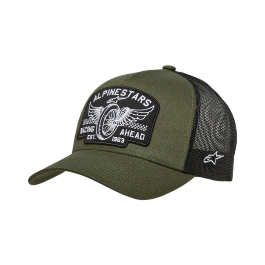 GORRA ALPINESTARS HERITAGE PATCH VERDE/NEGRO