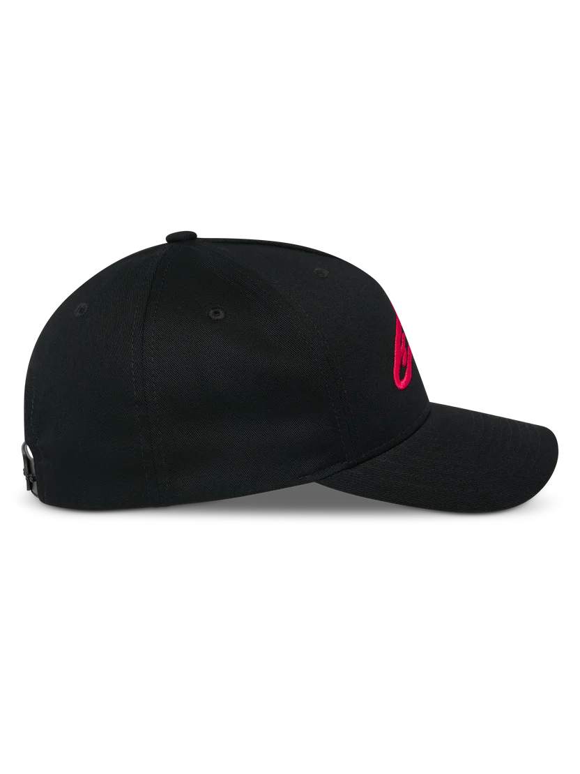 GORRA ALPINESTARS SNAPBACK AGELESS NEGRO ROJO TALLA ÚNICA