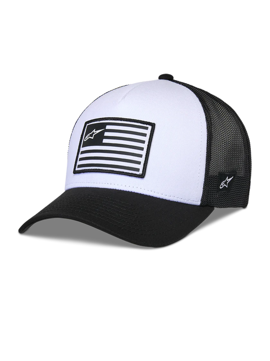 GORRA ALPINESTARS SNAPBACK FLAG BLANCO/NEGRO