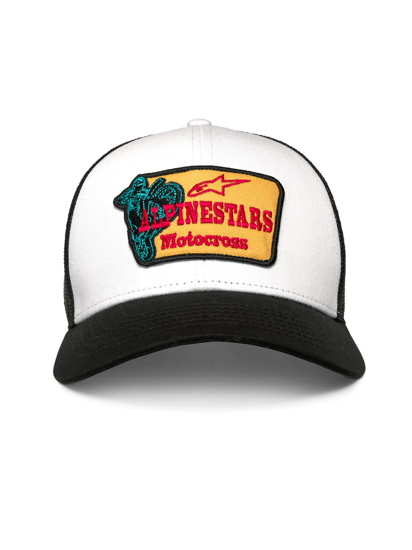 GORRA ALPINESTARS TRUCKER HARDWARE NEGRO BLANCO