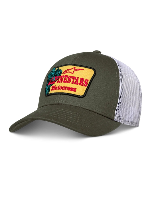 GORRA ALPINESTARS TRUCKER HARDWARE VERDE