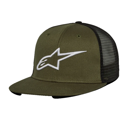 GORRA ALPINESTARS CORP TRUCKER VERDE/NEGRO
